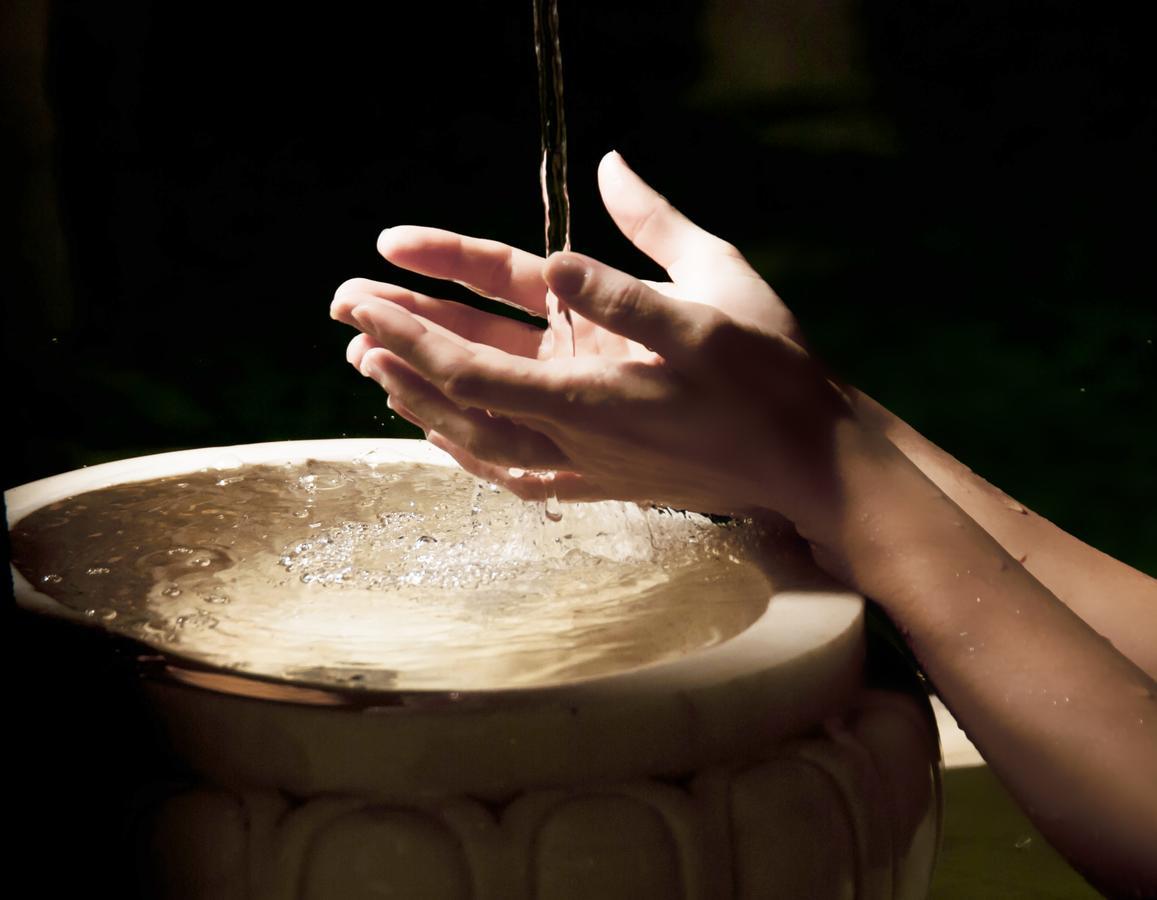 圣朱利亚诺-泰尔梅 巴尼 － 迪比萨宫及水疗中心酒店 外观 照片 Hand washing